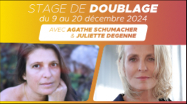  Stage de doublage sur 2 semaines (financement AFDAS uniquement) du 9 au 20 décembre 2024